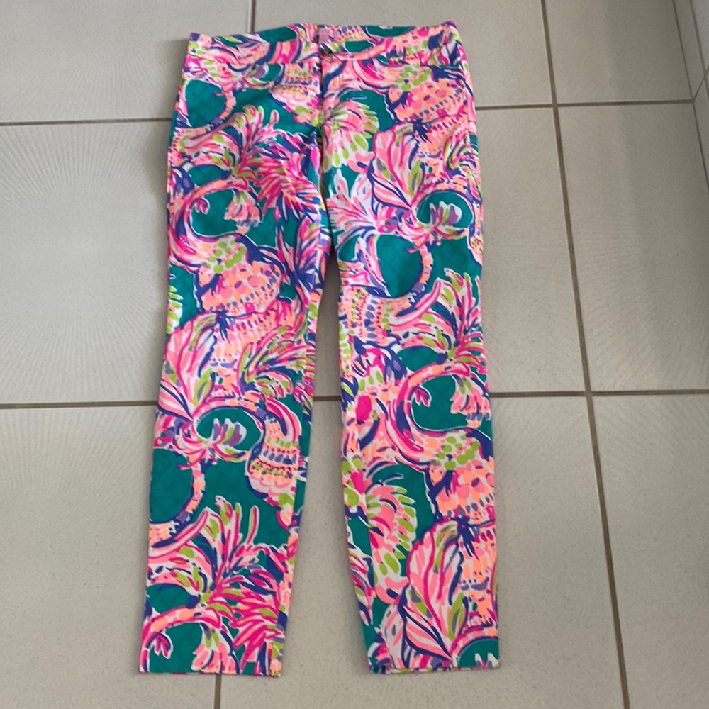 Lilly Pulitzer Kelly Skinny Ankle Pants 8